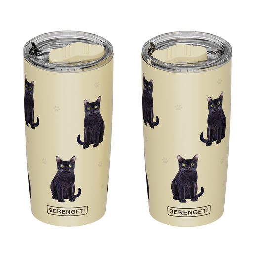 Cat, Black Serengeti 20 oz Tumbler