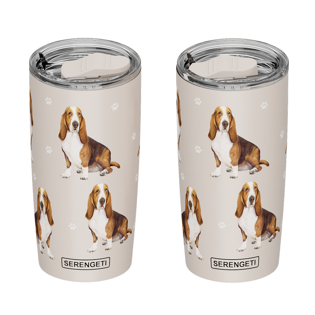 Basset Hound Serengeti 20 oz Tumbler
