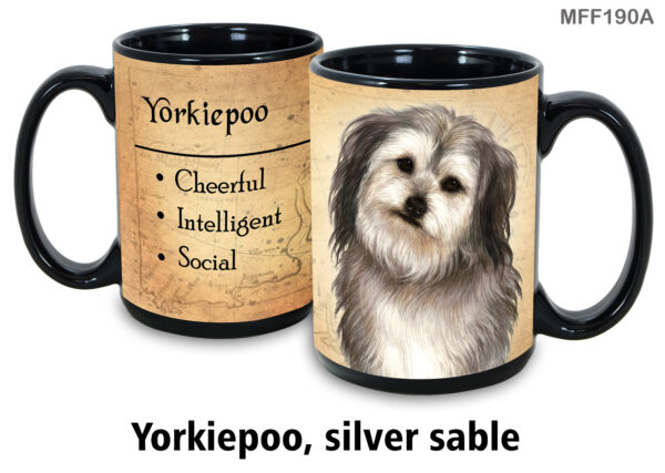 Yorkiepoo, Silver Sable Mug