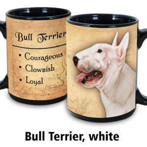 Bull Terrier, White Mug