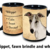 Whippet, Fawn Brindle and White Mug - Image 2