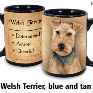 Welsh Terrier, Blue and Tan Mug