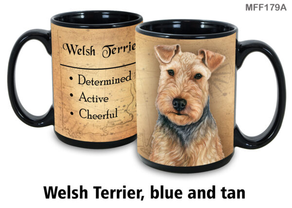 Welsh Terrier, Blue and Tan Mug