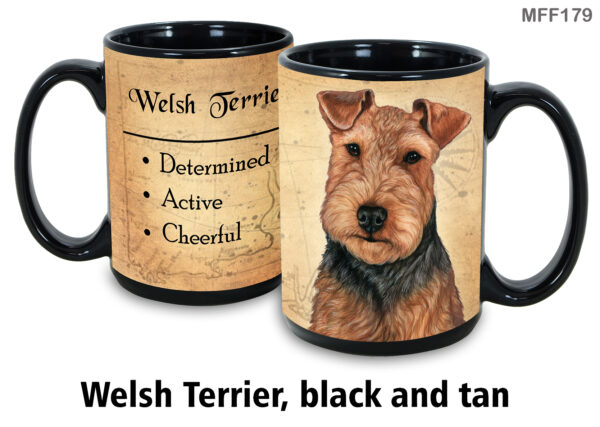 Welsh Terrier, Black and Tan Mug