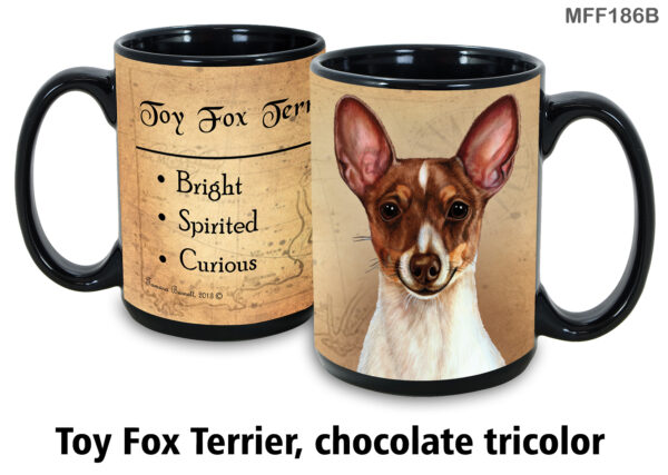 Toy Fox Terrier, Chocolate Tricolor Mug