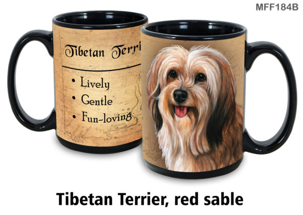 Tibetan Terrier, Red Sable Mug