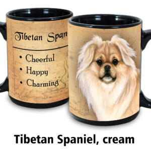 Tibetan Spaniel, Cream Mug
