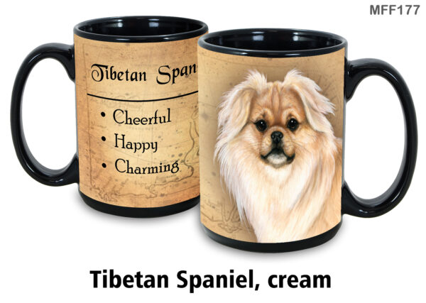 Tibetan Spaniel, Cream Mug