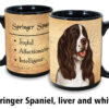 Springer Spaniel, Liver and White Mug - Image 2