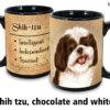 Shih Tzu, Chocolate and White Mug - Image 2