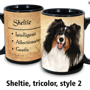 Sheltie, Tricolor Style 2 Mug