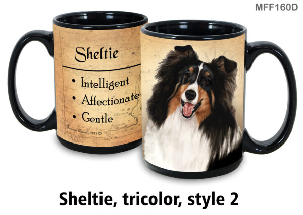 Sheltie, Tricolor Style 2 Mug