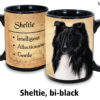 Sheltie,  Bi-Black Mug - Image 2