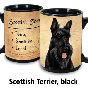 Scottish Terrier Black Mug