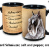 Standard Schnauzer, Salt & Pepper Cropped Ears Mug - Image 2