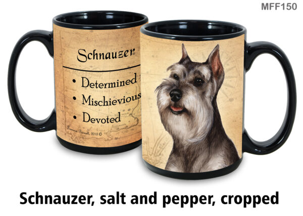 Schnauzer, Salt & Pepper Cropped Ears Mug