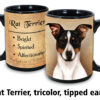 Rat Terrier ,Tricolor Tipped Ears Mug - Image 2