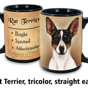 Rat Terrier, Tricolor Straight Ear Mug