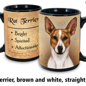 Rat Terrier, Brown & White Straight Ears Mug