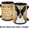 Rat Terrier, Black & White Straight Ears Mug - Image 2