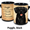 Puggle, Black Mug - Image 2