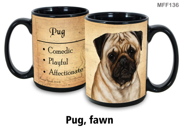 Pug, Fawn Mug