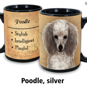Poodle, Silver Mug