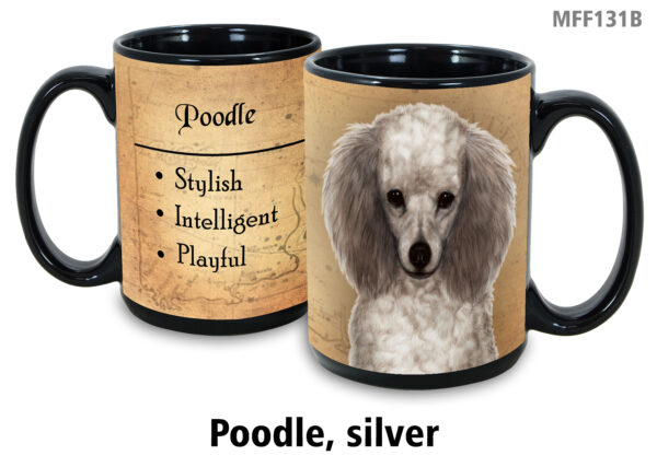 Poodle, Silver Mug