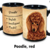 Poodle, Red Mug - Image 2