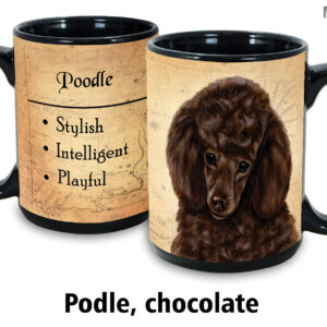 Poodle, Chocolate Mug