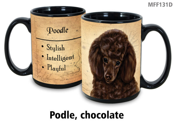 Poodle, Chocolate Mug