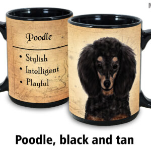 Poodle, Black & Tan Mug