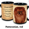 Pomeranian, Red Mug - Image 2