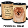 Pomeranian, Orange Mug - Image 2