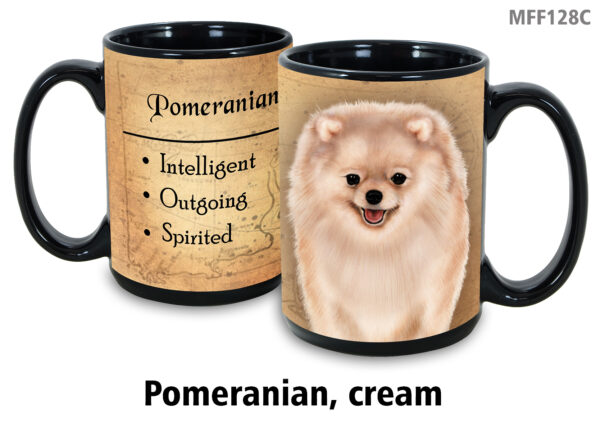 Pomeranian, Cream Mug