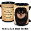 Pomeranian, Black & Tan Mug - Image 2