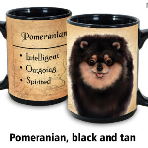 Pomeranian, Black & Tan Mug