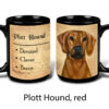 Plott Hound, Red Mug - Image 2