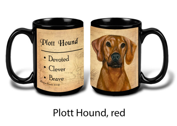 Plott Hound, Red Mug