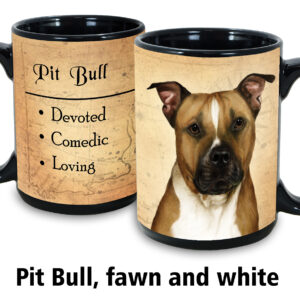Pit Bull, Fawn & White Mug