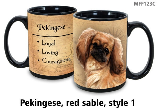 Pekingese, Red Style 1 Mug