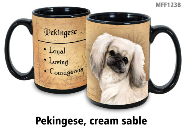Pekinges, Cream Sable Mug