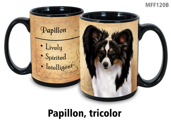 Papillon, Tricolor Mug