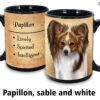Papillon, Sable & White Mug - Image 2