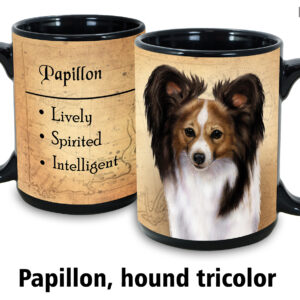 Papillon, Hound Tricolor Mug