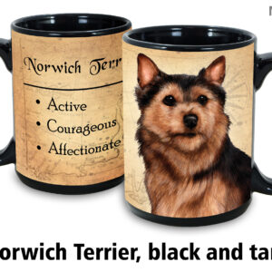 Norwich Terrier,Black & Tan Mug