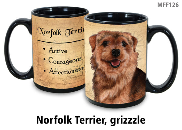Norfolk Terrier, Grizzle Mug