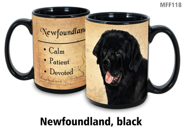 Newfoundland ,Black Mug
