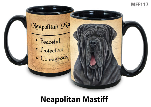Neapolitan Mastiff ,Blue Dropped Ears Mug