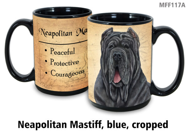 Neapolitan Mastiff ,Blue Cropped Ears Mug